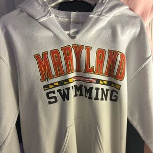 maryland swimming sweatshirt